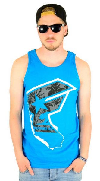 Tropicali Boh Tank Top Turquoise