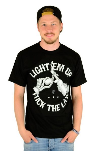 Light em up T-Shirt Black