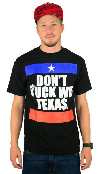 Don't F Wit Texas T-Shirt Black